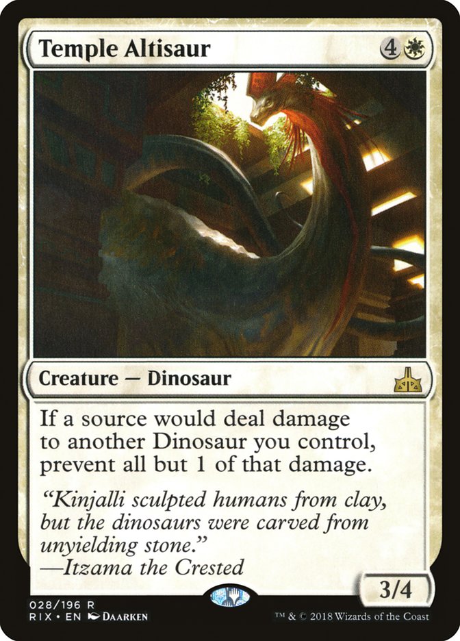 Temple Altisaur [Rivals of Ixalan] - Magic: The Gathering - Card Brawlers | Quebec | Canada |