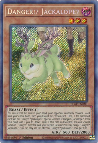 Danger!? Jackalope? [BLAR-EN088] Secret Rare - Yu-Gi-Oh! - Card Brawlers | Quebec | Canada |