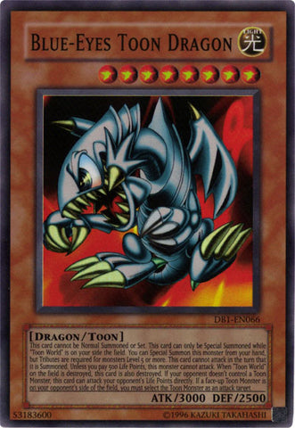 Blue-Eyes Toon Dragon [DB1-EN066] Super Rare - Yu-Gi-Oh! - Card Brawlers | Quebec | Canada |
