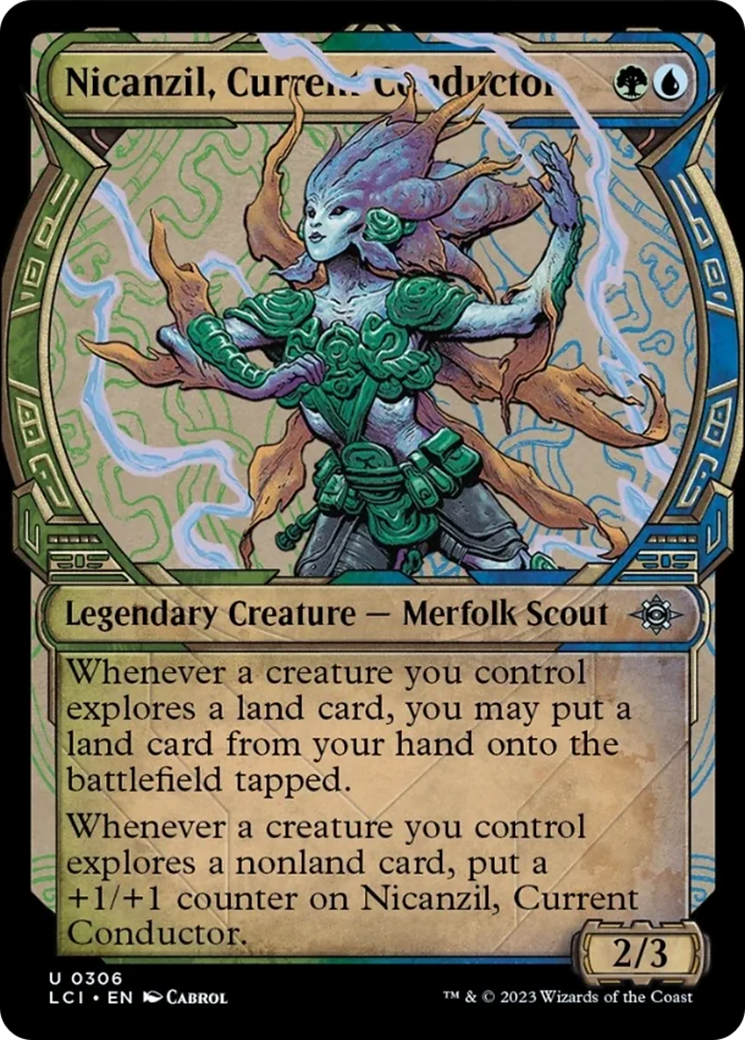 Nicanzil, Current Conductor (Showcase) [The Lost Caverns of Ixalan] - Magic: The Gathering - Card Brawlers | Quebec | Canada |