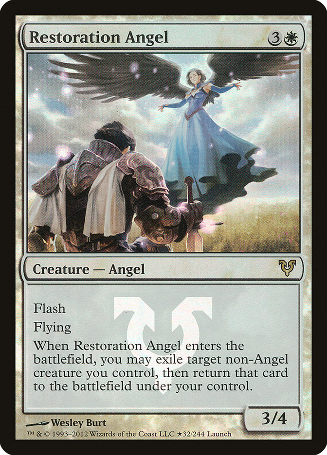 Restoration Angel (Launch) [Avacyn Restored Prerelease Promos] - Magic: The Gathering - Card Brawlers | Quebec | Canada |