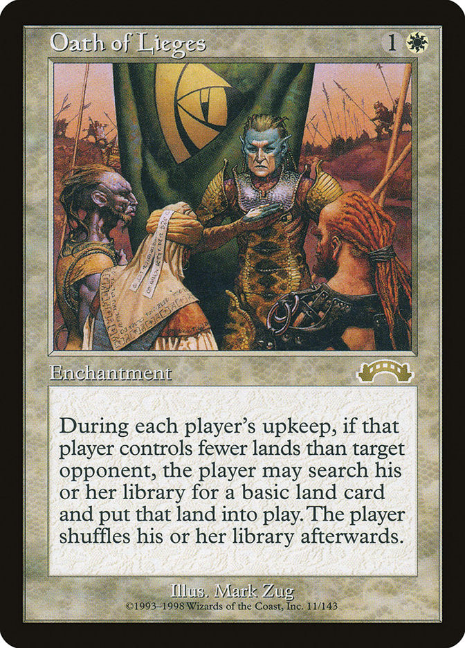 Oath of Lieges [Exodus] - Magic: The Gathering - Card Brawlers | Quebec | Canada |