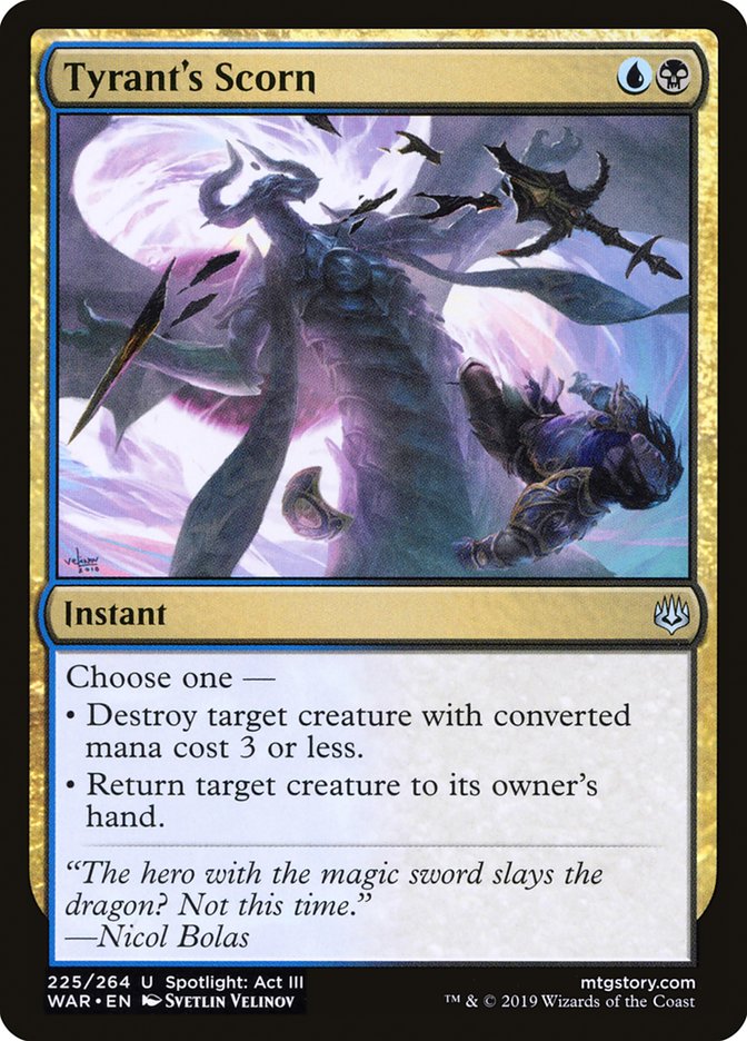 Tyrant's Scorn [War of the Spark] - Magic: The Gathering - Card Brawlers | Quebec | Canada |