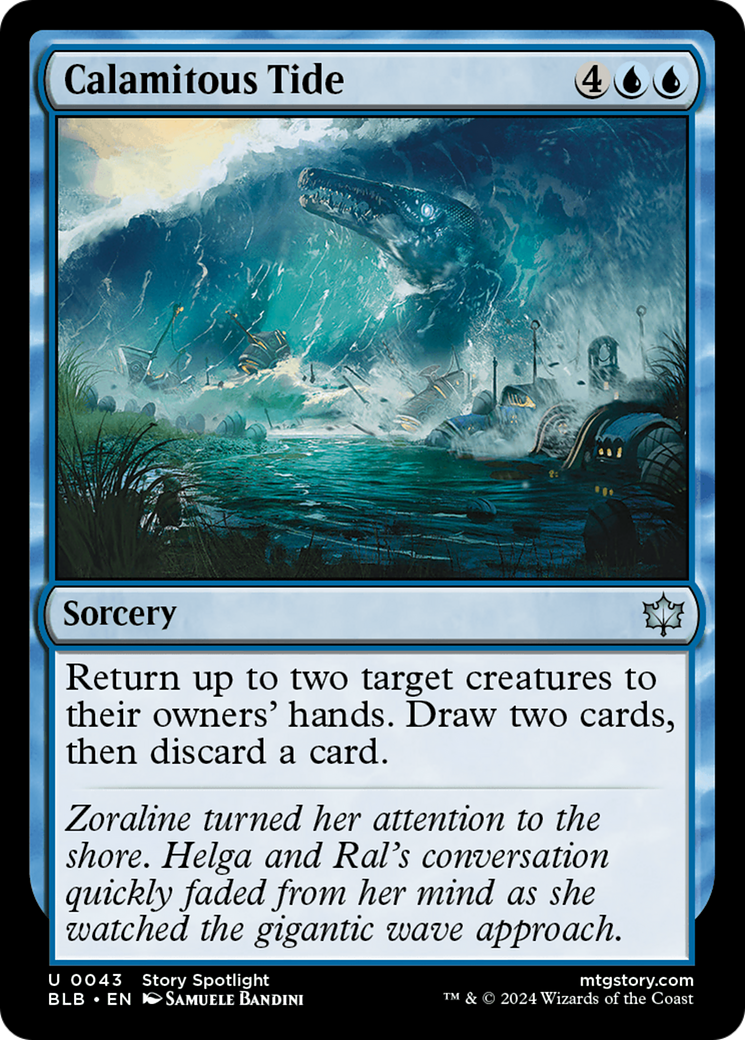 Calamitous Tide [Bloomburrow] - Magic: The Gathering - Card Brawlers | Quebec | Canada |