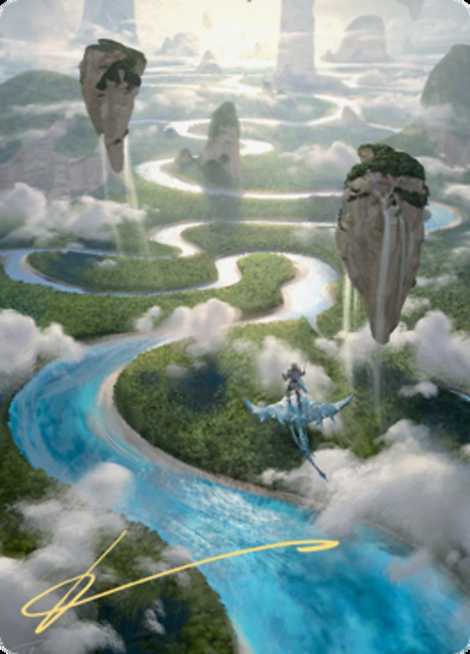 Clearwater Pathway Art Card (Gold-Stamped Signature) [Zendikar Rising Art Series] - Magic: The Gathering - Card Brawlers | Quebec | Canada |