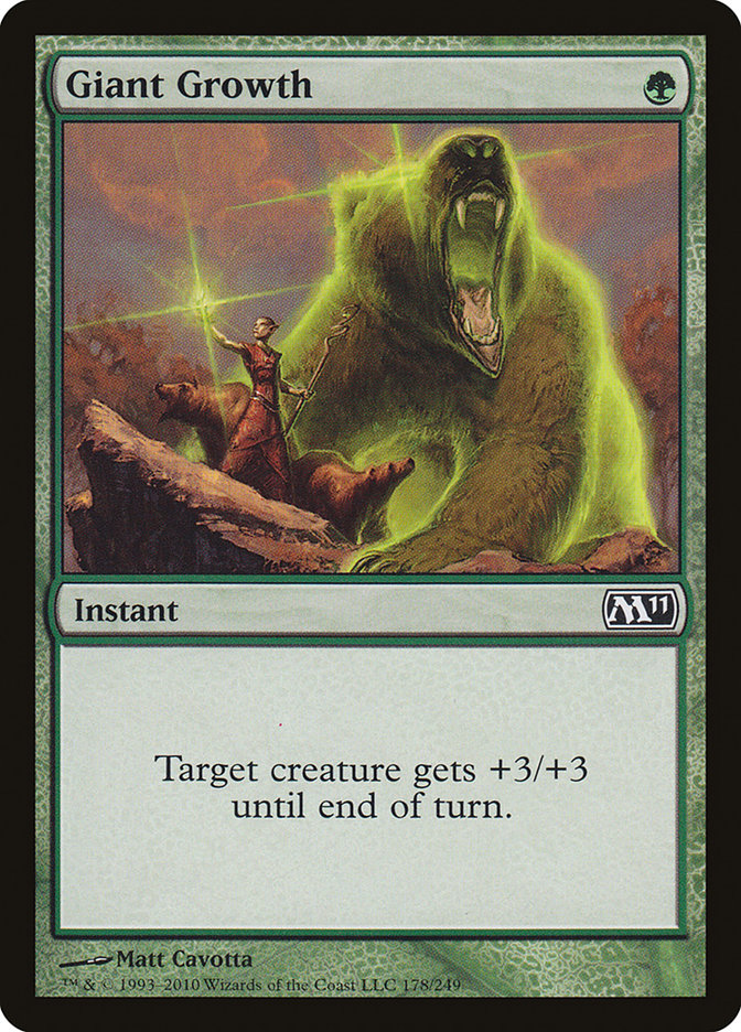 Giant Growth [Magic 2011] - Magic: The Gathering - Card Brawlers | Quebec | Canada |