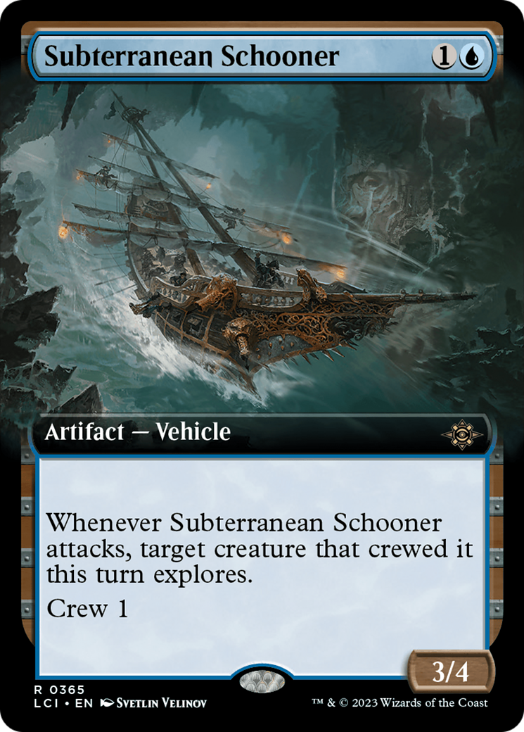 Subterranean Schooner (Extended Art) [The Lost Caverns of Ixalan] - Magic: The Gathering - Card Brawlers | Quebec | Canada |