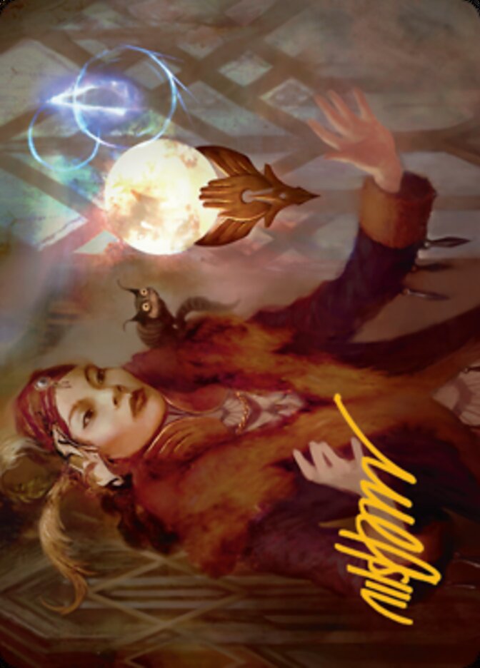 Misfortune Teller Art Card (Gold-Stamped Signature) [Streets of New Capenna Art Series] - Magic: The Gathering - Card Brawlers | Quebec | Canada |