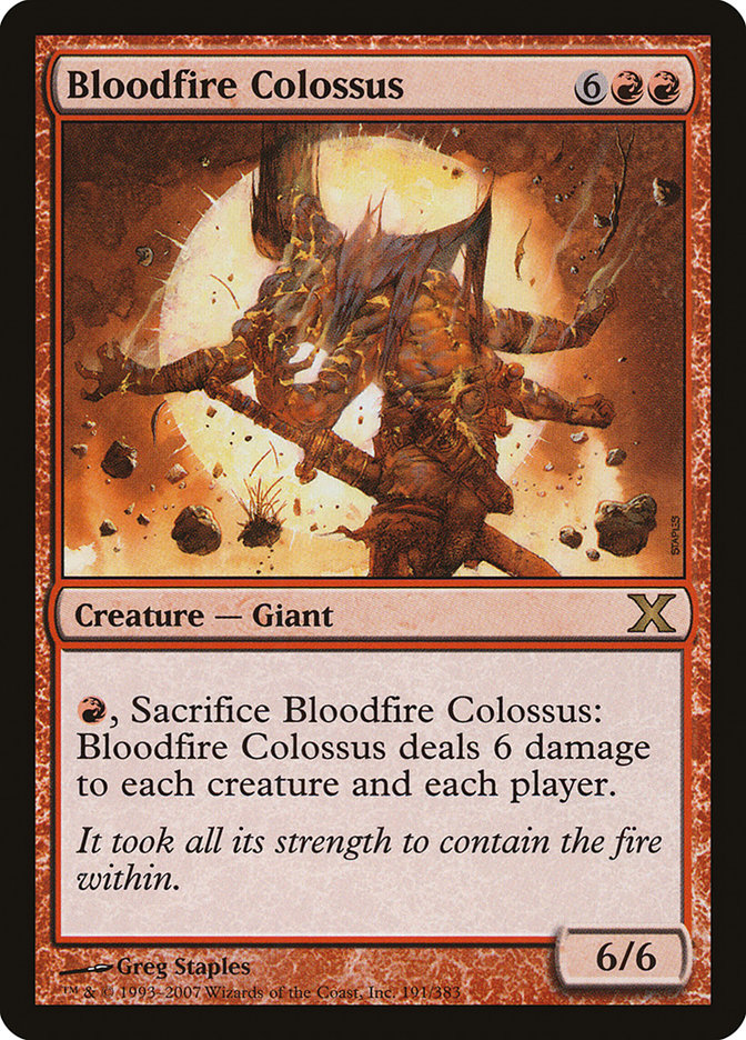Bloodfire Colossus [Tenth Edition] - Magic: The Gathering - Card Brawlers | Quebec | Canada |