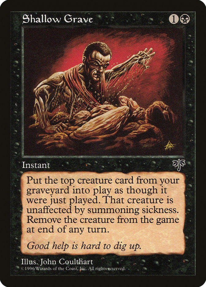 Shallow Grave [Mirage] - Magic: The Gathering - Card Brawlers | Quebec | Canada |