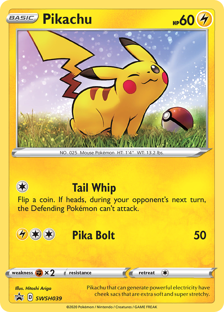 Pikachu (SWSH039) [Sword & Shield: Black Star Promos] - Pokémon - Card Brawlers | Quebec | Canada |