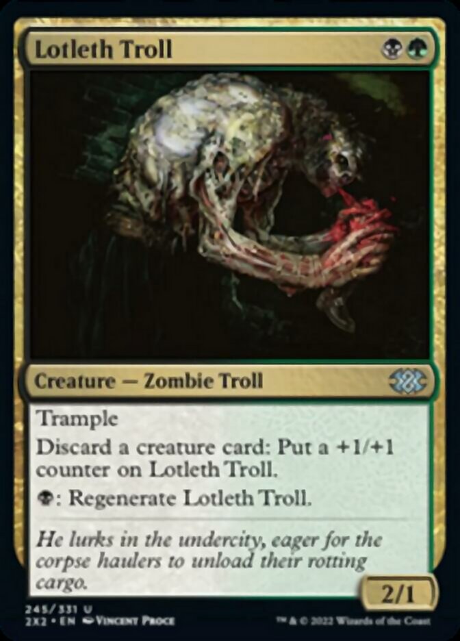 Lotleth Troll [Double Masters 2022] - Magic: The Gathering - Card Brawlers | Quebec | Canada |