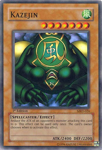 Kazejin [MRD-026] Super Rare - Yu-Gi-Oh! - Card Brawlers | Quebec | Canada |