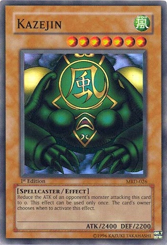 Kazejin [MRD-026] Super Rare - Yu-Gi-Oh! - Card Brawlers | Quebec | Canada |