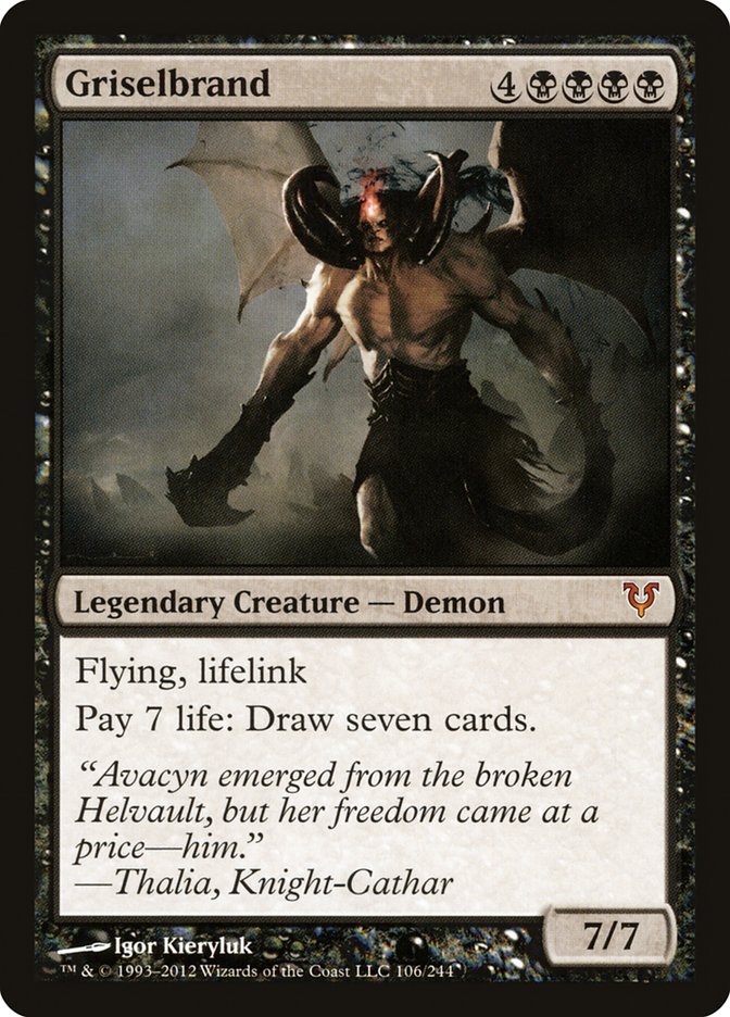Griselbrand [Avacyn Restored] - Magic: The Gathering - Card Brawlers | Quebec | Canada |