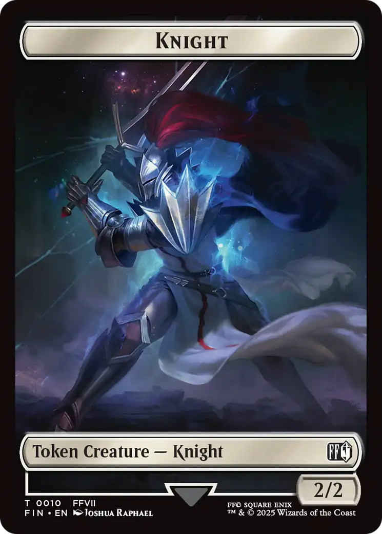 Hero (0003) // Knight Double-Sided Token [FINAL FANTASY Tokens] - Magic: The Gathering - Card Brawlers | Quebec | Canada |