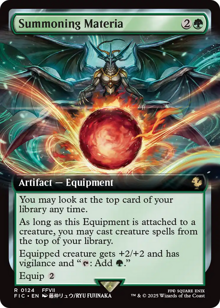 Summoning Materia (Extended Art) [FINAL FANTASY Commander] - Magic: The Gathering - Card Brawlers | Quebec | Canada |