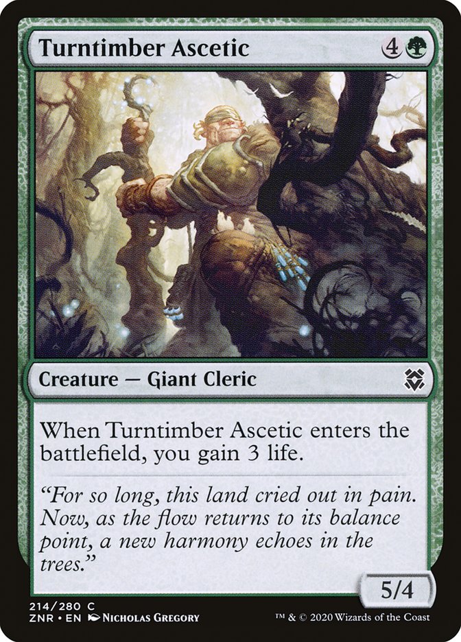 Turntimber Ascetic [Zendikar Rising] - Magic: The Gathering - Card Brawlers | Quebec | Canada |