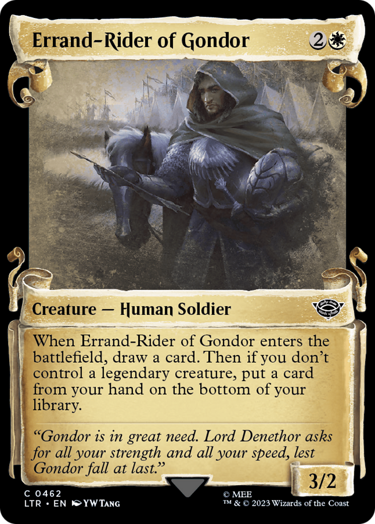 Errand-Rider of Gondor [The Lord of the Rings: Tales of Middle-Earth Showcase Scrolls] - Magic: The Gathering - Card Brawlers | Quebec | Canada |