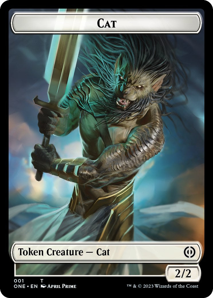 Bird // Cat Double-Sided Token [Phyrexia: All Will Be One Commander Tokens] - Magic: The Gathering - Card Brawlers | Quebec | Canada |