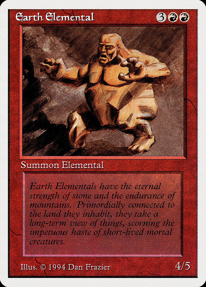 Earth Elemental [Summer Magic / Edgar] - Magic: The Gathering - Card Brawlers | Quebec | Canada |