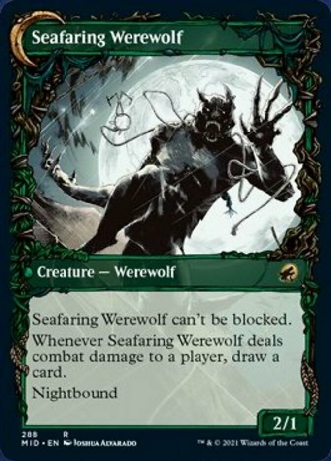 Suspicious Stowaway // Seafaring Werewolf (Showcase Equinox) [Innistrad: Midnight Hunt] - Magic: The Gathering - Card Brawlers | Quebec | Canada |