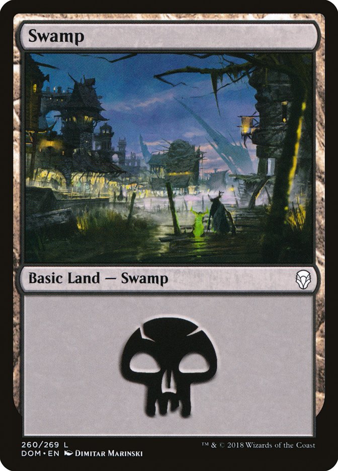 Swamp (260) [Dominaria] - Magic: The Gathering - Card Brawlers | Quebec | Canada |