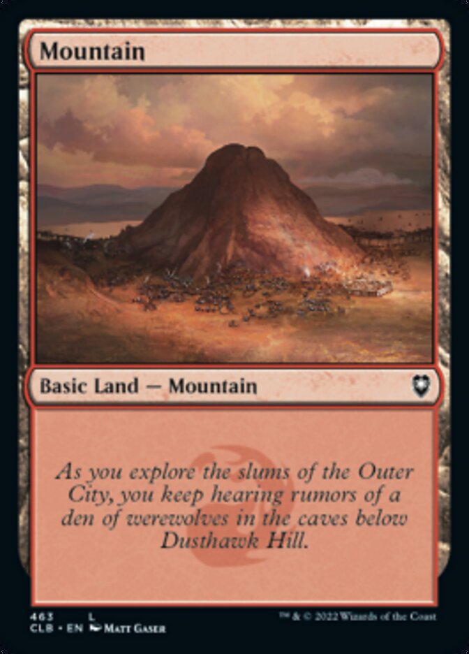 Mountain (463) [Commander Legends: Battle for Baldur's Gate] - Magic: The Gathering - Card Brawlers | Quebec | Canada |