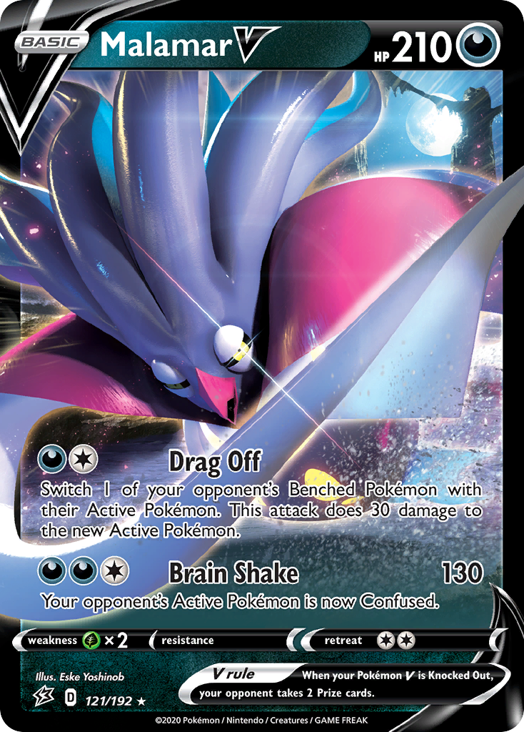 Malamar V (121/192) [Sword & Shield: Rebel Clash] - Pokémon - Card Brawlers | Quebec | Canada |