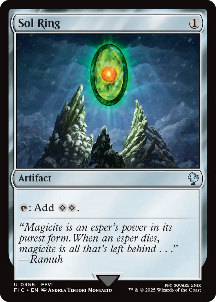 Sol Ring (0356) [FINAL FANTASY Commander] - Magic: The Gathering - Card Brawlers | Quebec | Canada |
