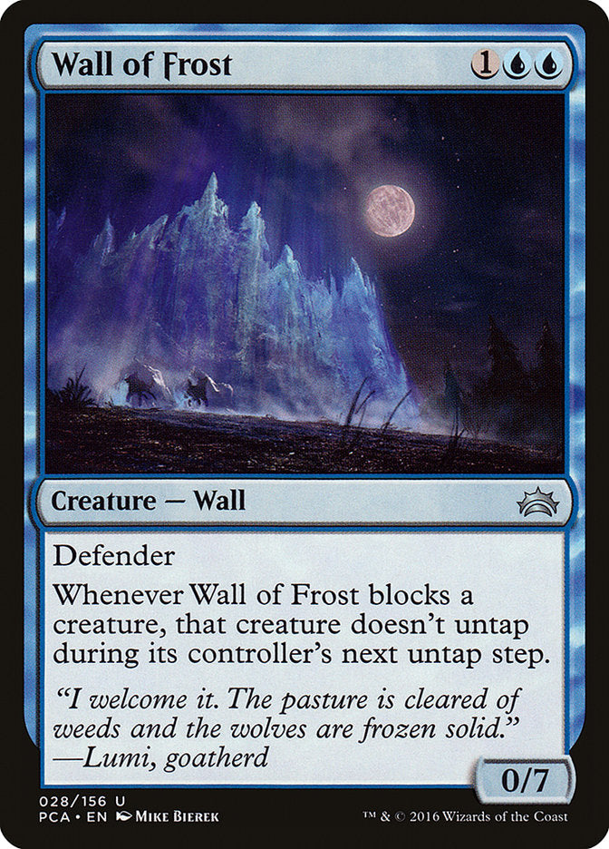 Wall of Frost [Planechase Anthology] - Magic: The Gathering - Card Brawlers | Quebec | Canada |