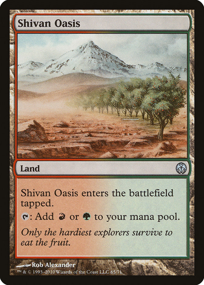 Shivan Oasis [Duel Decks: Phyrexia vs. the Coalition] - Magic: The Gathering - Card Brawlers | Quebec | Canada |