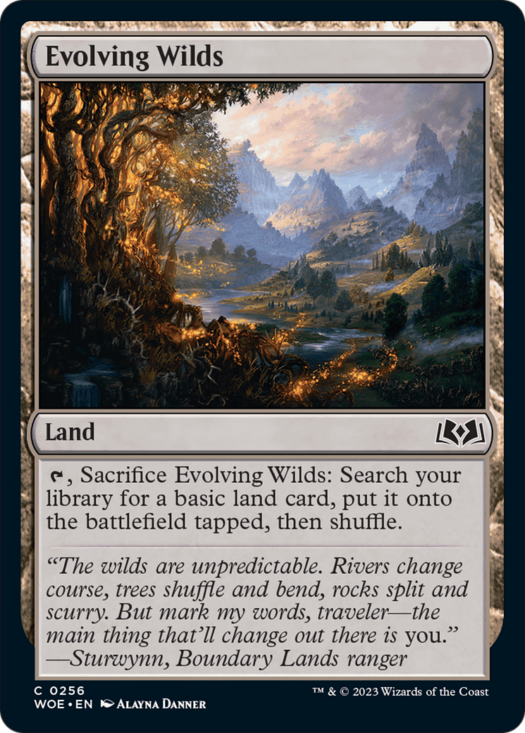 Evolving Wilds [Wilds of Eldraine] - Magic: The Gathering - Card Brawlers | Quebec | Canada |