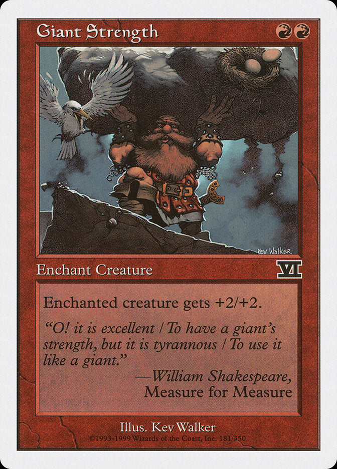 Giant Strength [Classic Sixth Edition] - Magic: The Gathering - Card Brawlers | Quebec | Canada |