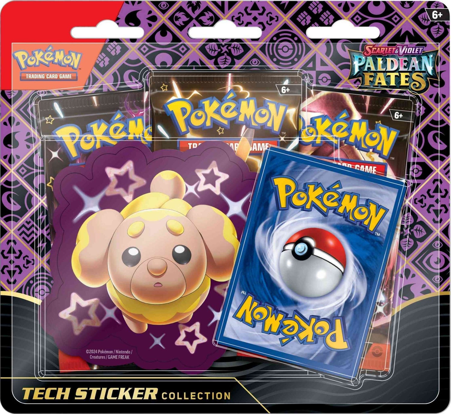Pokemon TCG: Scarlet & Violet - Paldean Fates - Tech Sticker Collection (Fidough) - The Pokemon Company - Card Brawlers | Quebec | Canada |