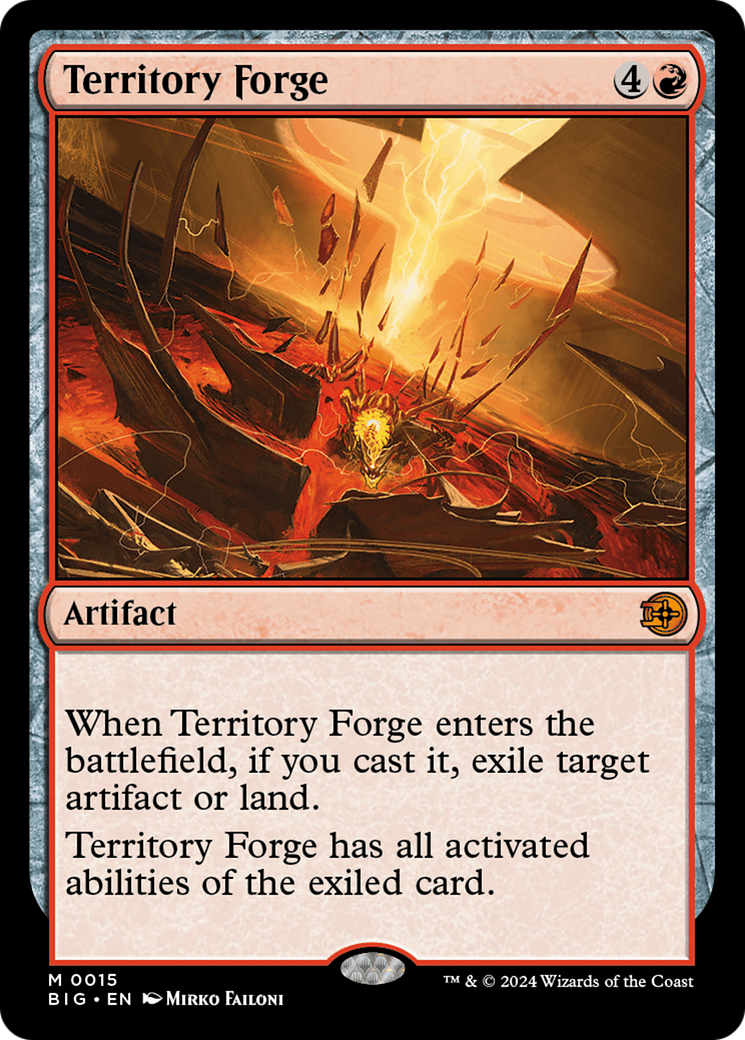 Territory Forge [Outlaws of Thunder Junction: The Big Score] - Magic: The Gathering - Card Brawlers | Quebec | Canada |
