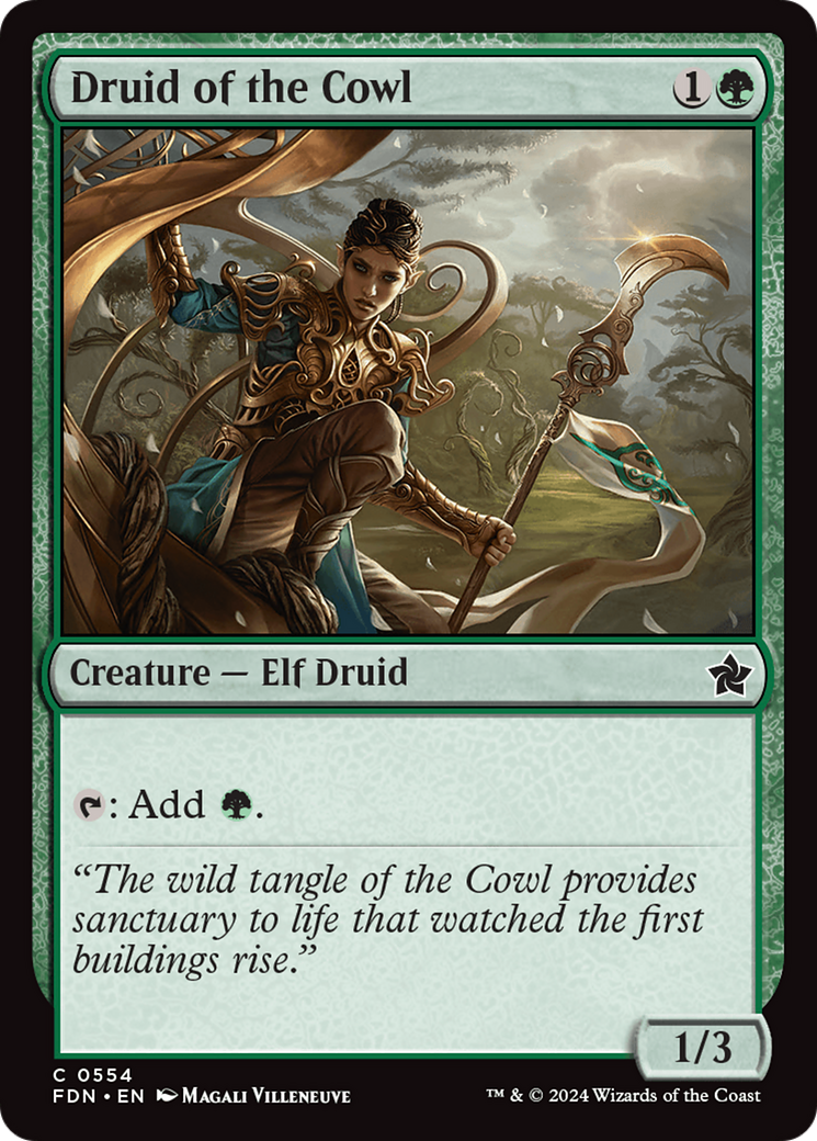 Druid of the Cowl [Foundations] - Magic: The Gathering - Card Brawlers | Quebec | Canada |