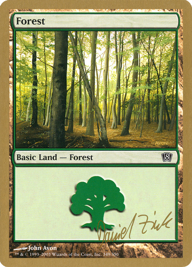 Forest (dz349) (Daniel Zink) [World Championship Decks 2003] - Magic: The Gathering - Card Brawlers | Quebec | Canada |