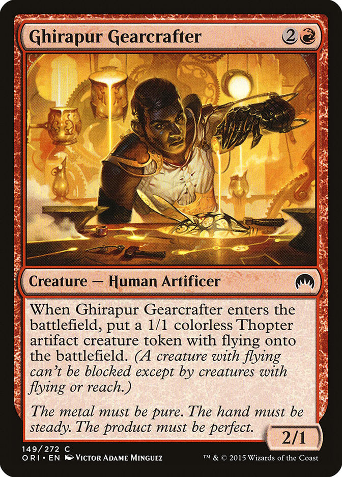 Ghirapur Gearcrafter [Magic Origins] - Magic: The Gathering - Card Brawlers | Quebec | Canada |