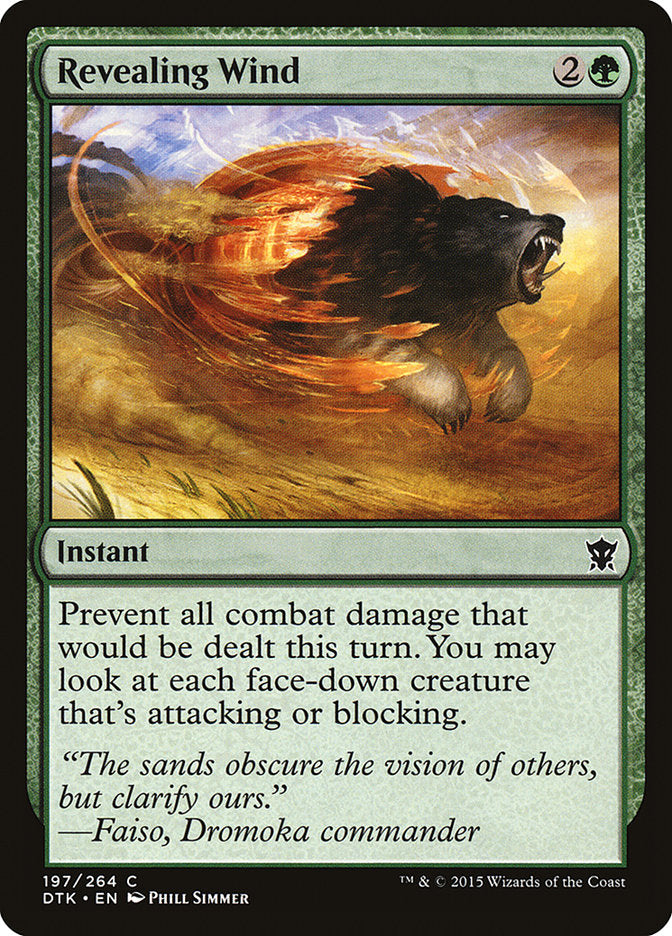Revealing Wind [Dragons of Tarkir] - Magic: The Gathering - Card Brawlers | Quebec | Canada |