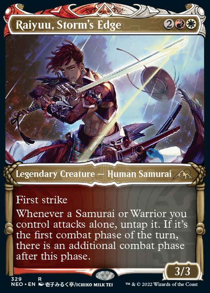 Raiyuu, Storm's Edge (Showcase Samurai) [Kamigawa: Neon Dynasty] - Magic: The Gathering - Card Brawlers | Quebec | Canada |