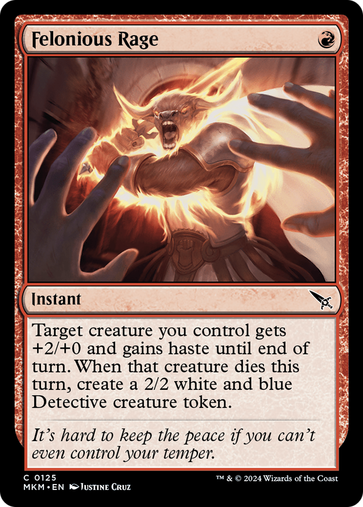 Felonious Rage [Murders at Karlov Manor] - Magic: The Gathering - Card Brawlers | Quebec | Canada |