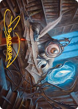 Unblinking Observer Art Card (Gold-Stamped Signature) [Innistrad: Midnight Hunt Art Series] - Magic: The Gathering - Card Brawlers | Quebec | Canada |