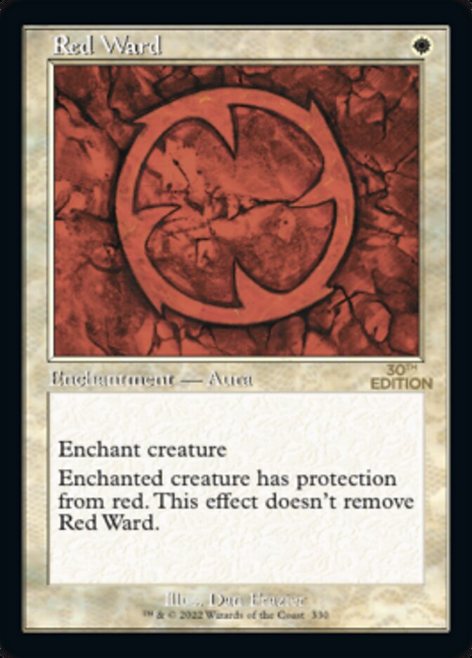 Red Ward (Retro) [30th Anniversary Edition] - Magic: The Gathering - Card Brawlers | Quebec | Canada |