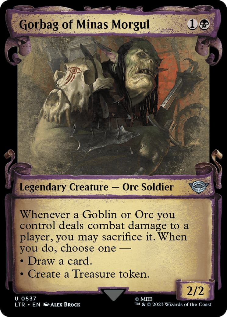 Gorbag of Minas Morgul [The Lord of the Rings: Tales of Middle-Earth Showcase Scrolls] - Magic: The Gathering - Card Brawlers | Quebec | Canada |