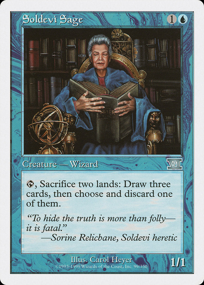 Soldevi Sage [Classic Sixth Edition] - Magic: The Gathering - Card Brawlers | Quebec | Canada |
