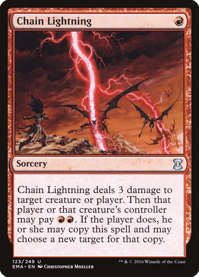 Chain Lightning [Eternal Masters] - Magic: The Gathering - Card Brawlers | Quebec | Canada |