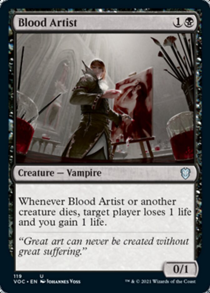 Blood Artist [Innistrad: Crimson Vow Commander] - Magic: The Gathering - Card Brawlers | Quebec | Canada |