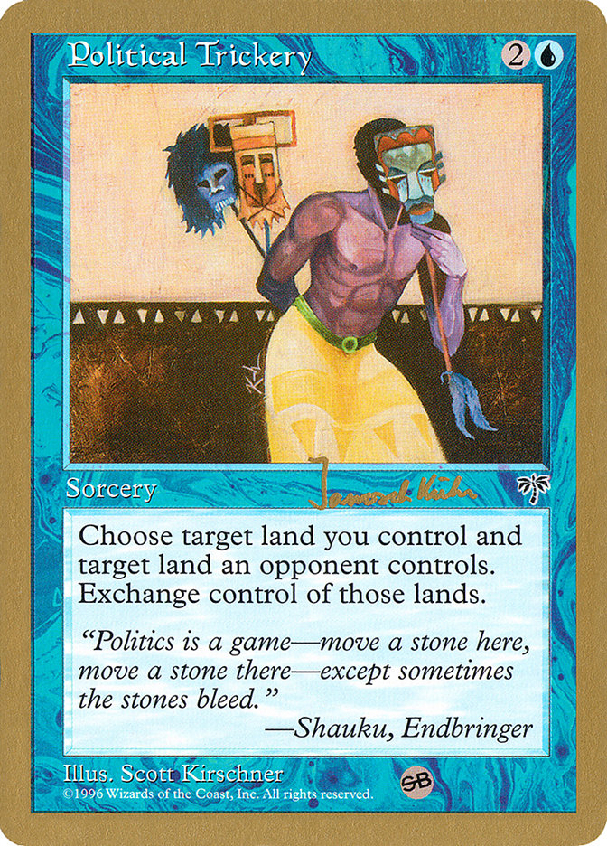 Political Trickery (Janosch Kuhn) (SB) [World Championship Decks 1997] - Magic: The Gathering - Card Brawlers | Quebec | Canada |