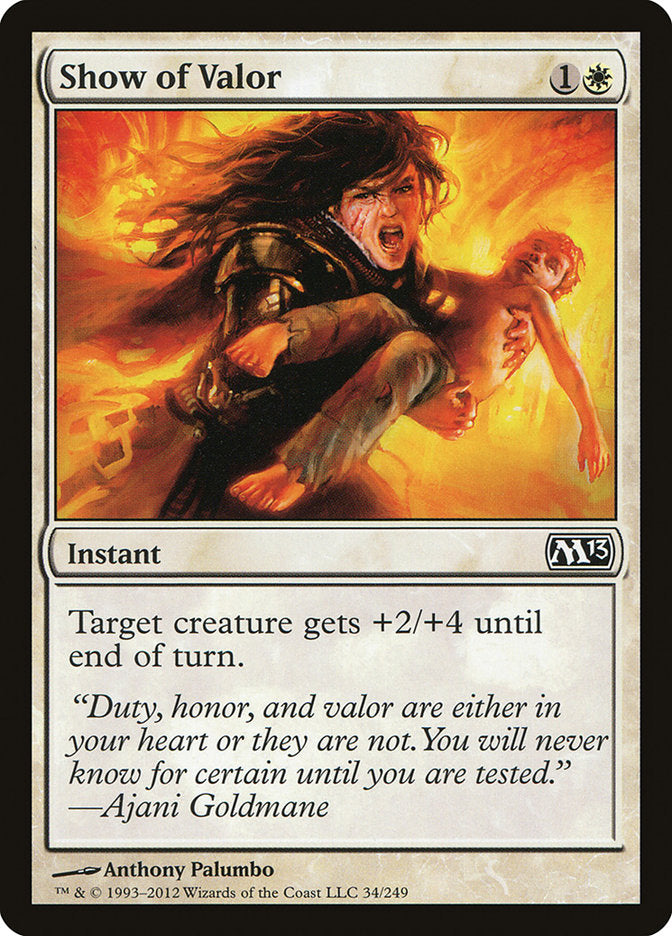 Show of Valor [Magic 2013] - Magic: The Gathering - Card Brawlers | Quebec | Canada |